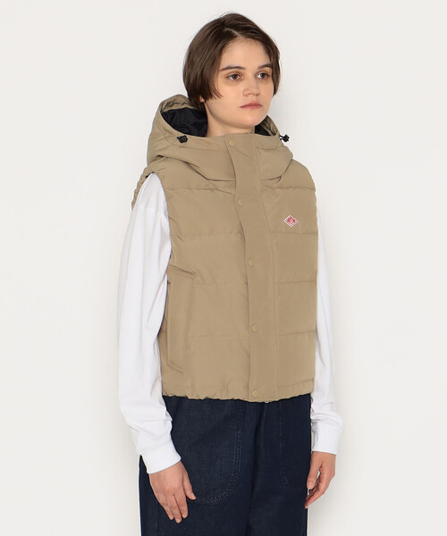 DANTON ダントン WOMEN'S HOODED DOWN VEST DANTON（ダントン）の「WOMEN'S HOODED DOWN VEST（ダウンベスト