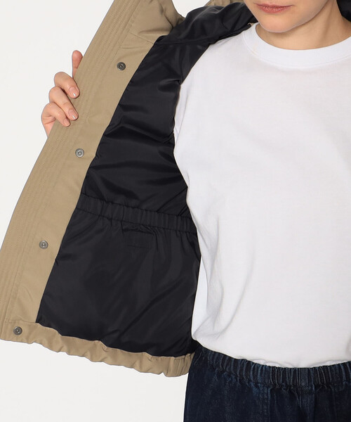 DANTON(ダントン)の「WOMEN'S HOODED DOWN VEST(ダウンベスト・レディース・ネイビー/ダークグレー/ベージュ/ブラック/オリーブ/オフホワイト・S/M)」の19枚目の写真