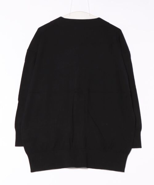 THEATRE PRODUCTS（シアタープロダクツ）の「THEATREPRODUCTSシンボルマーク刺繍カーディガン（カーディガン/ボレロ・レディース・ホワイト/ブラック/グレー・FREE）」の4枚目の写真