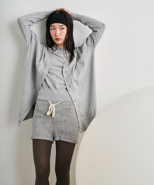 THEATRE PRODUCTS（シアタープロダクツ）の「THEATREPRODUCTSシンボルマーク刺繍カーディガン（カーディガン/ボレロ・レディース・ホワイト/ブラック/グレー・FREE）」の17枚目の写真