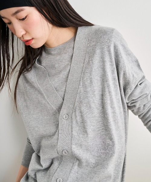 THEATRE PRODUCTS（シアタープロダクツ）の「THEATREPRODUCTSシンボルマーク刺繍カーディガン（カーディガン/ボレロ・レディース・ホワイト/ブラック/グレー・FREE）」の22枚目の写真