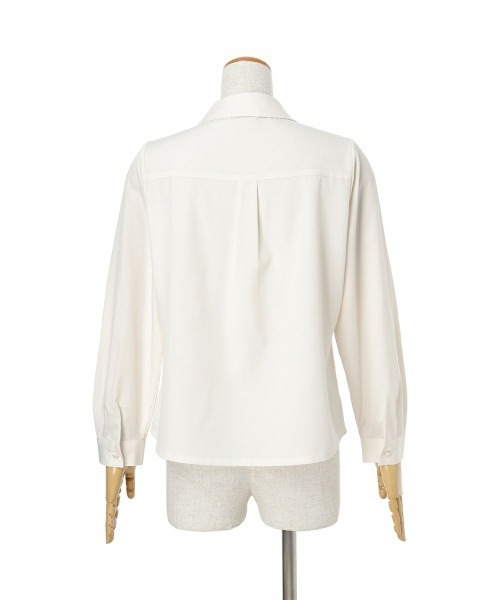 F i.n.t（フィント）の「【セットアップ対応】チェックネクタイ付き長袖シャツ/fint（シャツ/ブラウス・レディース・アイボリー/ベージュ・FREE）」の14枚目の写真