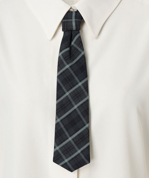 F i.n.t（フィント）の「【セットアップ対応】チェックネクタイ付き長袖シャツ/fint（シャツ/ブラウス・レディース・アイボリー/ベージュ・FREE）」の17枚目の写真