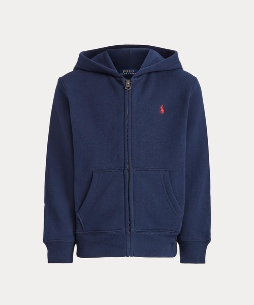 POLO RALPH LAUREN CHILDRENSWEAR（ポロ ラルフ ローレン チルドレンズウェア）の「コットンブレンドフリース フーディ（パーカー・キッズ・ブルー・7/6/4/3/5）」の4枚目の写真