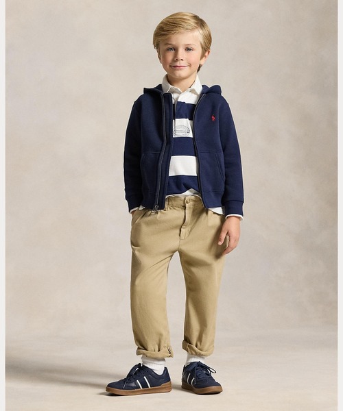 POLO RALPH LAUREN CHILDRENSWEAR（ポロ ラルフ ローレン チルドレンズウェア）の「コットンブレンドフリース フーディ（パーカー・キッズ・ブルー・7/6/4/3/5）」の6枚目の写真