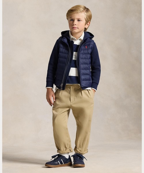 POLO RALPH LAUREN CHILDRENSWEAR（ポロ ラルフ ローレン チルドレンズウェア）の「コットンブレンドフリース フーディ（パーカー・キッズ・ブルー・7/6/4/3/5）」の8枚目の写真