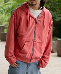 VENCEEXCHANGE | 裏毛ピグメントジップパーカー(パーカー)