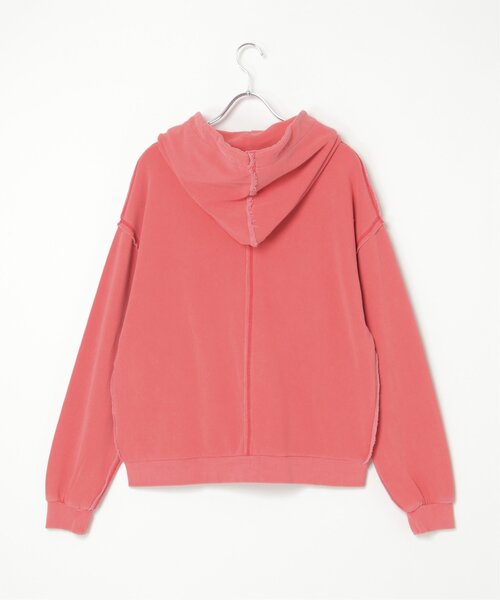 VENCEEXCHANGE(ヴァンスエクスチェンジ)の「裏毛ピグメントジップパーカー(パーカー・メンズ・レッド/チャコール/カーキ・L/M)」の15枚目の写真