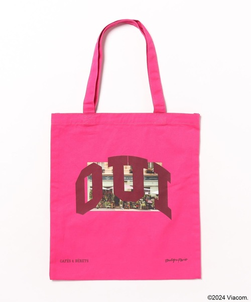 PARKS TOKYO SELECT（パークストウキョウセレクト）の「EMILY IN PARIS × FUDGE / TOTE BAG（トートバッグ・レディース・ピンク系/アイボリー/ネイビー/ダークグリーン・FREE）」の13枚目の写真