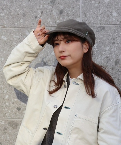 PHATEE（ファッティー）の「【PHATEE】ファティー HALF CAP RECYCLED FLEECE（キャップ・メンズ・ベージュ/オリーブ/グレー・ONE SIZE）」の2枚目の写真