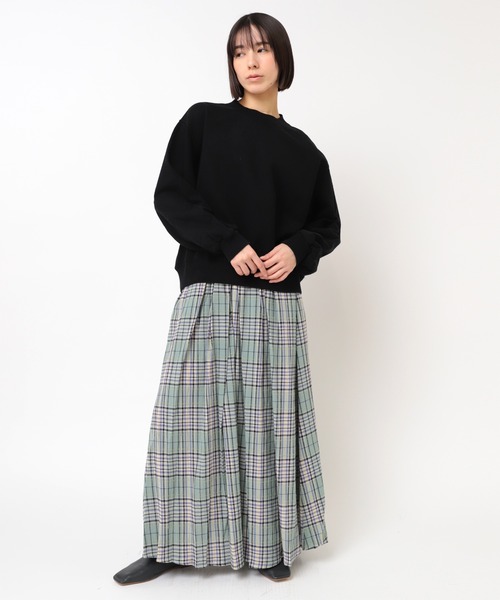 RNA-N（アールエヌエーエヌ）の「M2355 フレンチテリープルオーバー（Tシャツ/カットソー・レディース・キナリ/チョコ/ブラック・MEDIUM）」の14枚目の写真