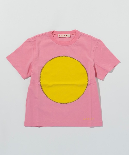 MARNI(マルニ)の「MARNI(マルニ)Kids & Junior サークル半袖Tシャツカットソー(Tシャツ/カットソー・キッズ・ブルー/ライトピンク・4Y/6Y/8Y/10Y/12Y/14Y)」の2枚目の写真