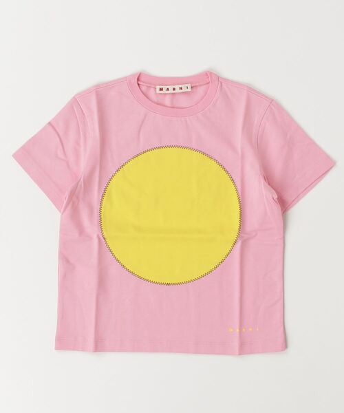 MARNI(マルニ)の「MARNI(マルニ)Kids & Junior サークル半袖Tシャツカットソー(Tシャツ/カットソー・キッズ・ブルー/ライトピンク・4Y/6Y/8Y/10Y/12Y/14Y)」の7枚目の写真
