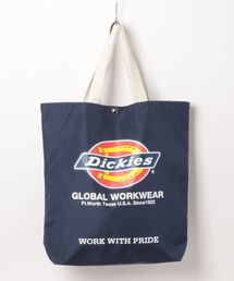 【Dickies】LOGO PRINT TOTE BAG / ディッキーズ ロゴプリント トートバッグ