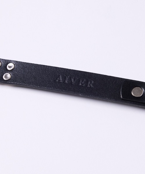 AIVER（アイバー）の「AIVER　2連スタッズレザーベルト（ベルト・メンズ・ブラック・LARGE/SMALL）」の14枚目の写真