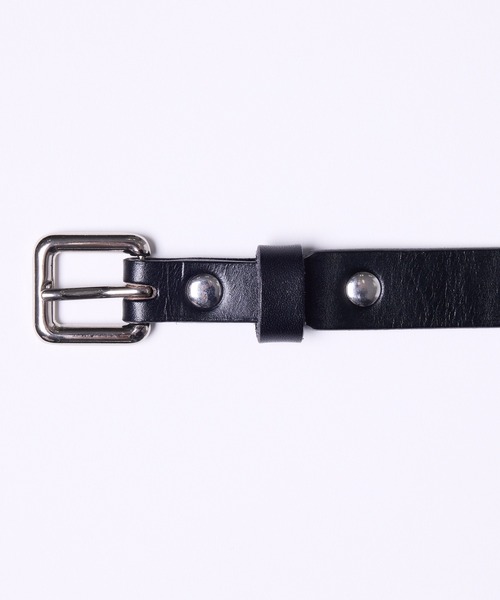 AIVER（アイバー）の「AIVER　2連スタッズレザーベルト（ベルト・メンズ・ブラック・LARGE/SMALL）」の12枚目の写真