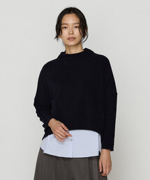 Gabardine K.T | ニットコール レイヤードセーター(Tシャツ/カットソー)