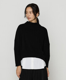 Gabardine K.T | ニットコール レイヤードセーター(Tシャツ/カットソー)