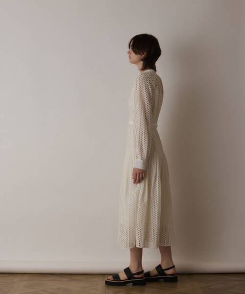 美品　Diagram ダイアグラム　ドレス　メッシュ　ワンピース　コクーン GRACE CONTINENTAL - 美品 Diagram ダイアグラム ドレス