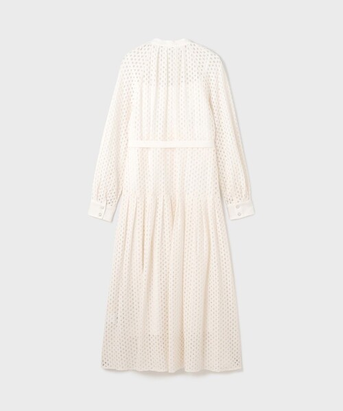 値下げ！FRAMeWORK ファインボイルシームレースカフタンワンピー36 美品 レース切替カットワンピース | outlet | axes femme online shop
