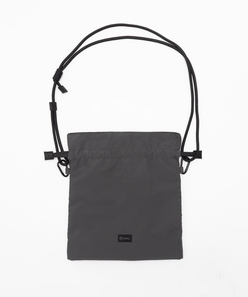 SML(エスエムエル)の「MULTI POCKET DRAWSTRING M / 巾着(ショルダーバッグ・レディース・ブラック/グレー・FREE)」の13枚目の写真