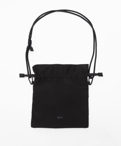 SML(エスエムエル)の「MULTI POCKET DRAWSTRING M / 巾着(ショルダーバッグ・レディース・ブラック/グレー・FREE)」の5枚目の写真