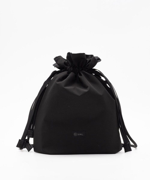 SML(エスエムエル)の「MULTI POCKET DRAWSTRING M / 巾着(ショルダーバッグ・レディース・ブラック/グレー・FREE)」の8枚目の写真