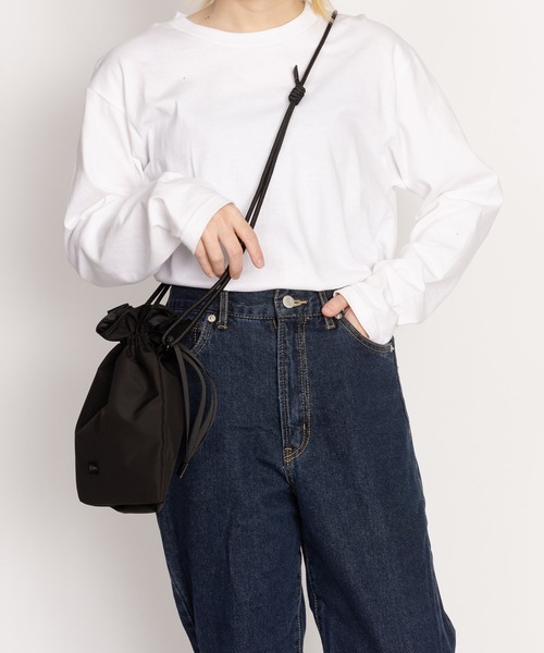 SML(エスエムエル)の「MULTI POCKET DRAWSTRING M / 巾着(ショルダーバッグ・レディース・ブラック/グレー・FREE)」の20枚目の写真