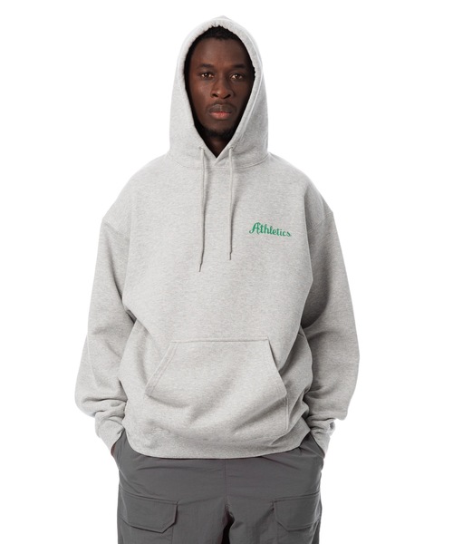 Sandinista(サンディニスタ)の「Athletic Hooded Sweatshirt / アスレチック裏毛パーカー(パーカー・メンズ・ホワイト/ネイビー/ヘザーグレー/ブラック・LARGE/MEDIUM/X-LARGE)」の3枚目の写真