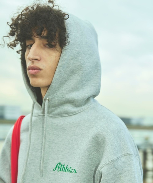 Sandinista(サンディニスタ)の「Athletic Hooded Sweatshirt / アスレチック裏毛パーカー(パーカー・メンズ・ホワイト/ネイビー/ヘザーグレー/ブラック・LARGE/MEDIUM/X-LARGE)」の16枚目の写真