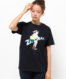 X-girl | X-girlxJUN OSON SK8 S/S BIG TEE(Tシャツ/カットソー)