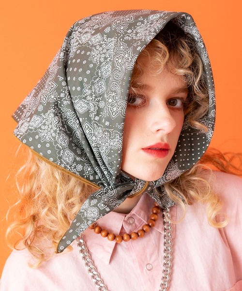 セール】an meets zakka ペイズリー柄コットンスカーフ / メンズ