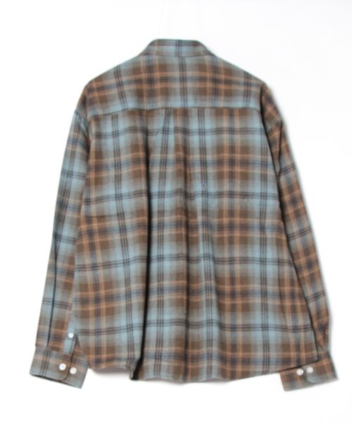 F.ILLUMINATE（フィルミネイト）の「【UNISEX】F.ILLUMINATE／GADIチェックシャツ（シャツ/ブラウス・レディース・ブルー・SMALL/MEDIUM）」の2枚目の写真