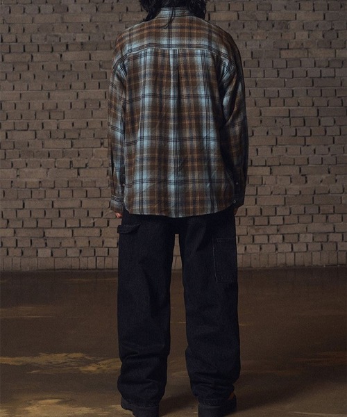 F.ILLUMINATE（フィルミネイト）の「【UNISEX】F.ILLUMINATE／GADIチェックシャツ（シャツ/ブラウス・レディース・ブルー・SMALL/MEDIUM）」の15枚目の写真