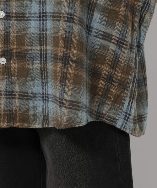 F.ILLUMINATE（フィルミネイト）の「【UNISEX】F.ILLUMINATE／GADIチェックシャツ（シャツ/ブラウス・レディース・ブルー・SMALL/MEDIUM）」の10枚目の写真