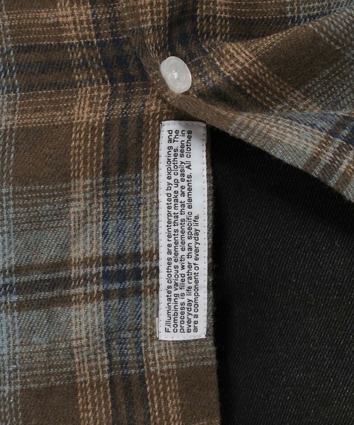 F.ILLUMINATE（フィルミネイト）の「【UNISEX】F.ILLUMINATE／GADIチェックシャツ（シャツ/ブラウス・レディース・ブルー・SMALL/MEDIUM）」の12枚目の写真