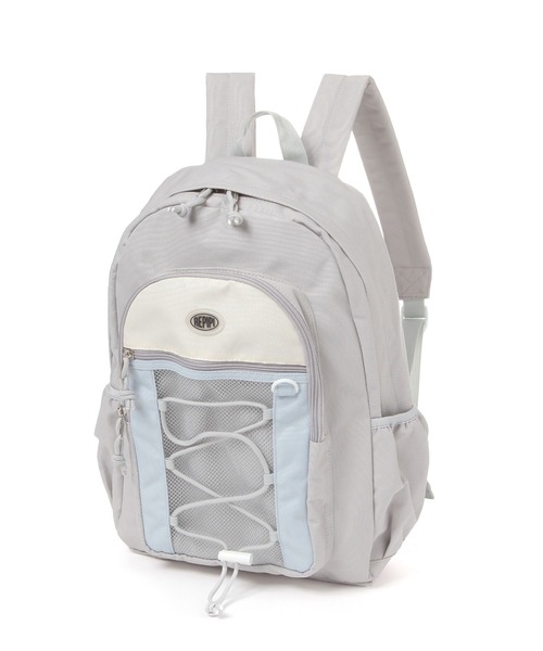 repipi armario（レピピ アルマリオ）の「コードツキバックパック（ショルダーバッグ・キッズ・アイボリー/ブラック/グレー系その他/グレー系/ホワイト系/ブラック系・FREE）」の6枚目の写真