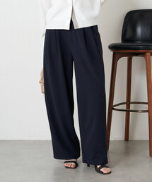 Jena espace merveilleux | 【楽ちんきれい見え】カットジョーゼットタックパンツ(その他パンツ)