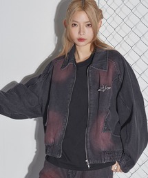 MSG（エムエスジー）の「12ozヴィンテージライクジップアップショートデニムブルゾン【UNISEX】（デニムジャケット）」