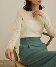 ROPE' | 【COFIL（コフィル）】シアーボートネックカットソー(カーディガン/ボレロ)