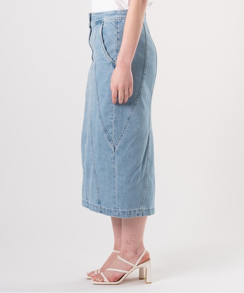 Levi's/リーバイス BLUETAB(TM) SEAMED スカート ミディアムインディゴ