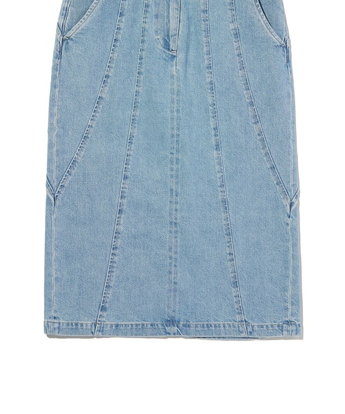 Levi's（リーバイス）の「Levi's/リーバイス BLUETAB(TM) SEAMED スカート ミディアムインディゴ（デニムスカート・レディース・インディゴブルー・XS/S/M）」の3枚目の写真