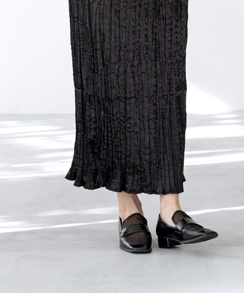 menue（メヌエ）の「スクエアトゥ チュール ローファー（ローファー・レディース・ダークブラウン/ブラック・41/40/39/38/37/36/35/34）」の18枚目の写真