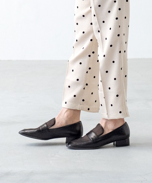 menue（メヌエ）の「スクエアトゥ チュール ローファー（ローファー・レディース・ダークブラウン/ブラック・41/40/39/38/37/36/35/34）」の12枚目の写真