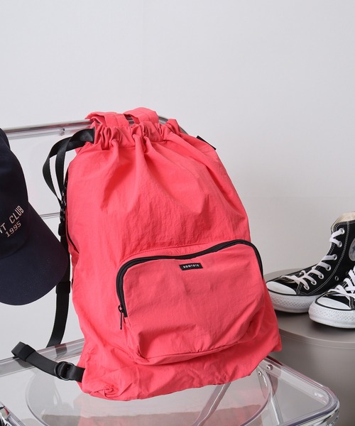 ROOTOTE（ルートート）の「ROOTOTE　パッカブル3WAYトート＆ショルダー＆バックパック（トートバッグ・レディース・コーラル/グレー/グリーン/ブラック/クリーム・FREE）」の5枚目の写真