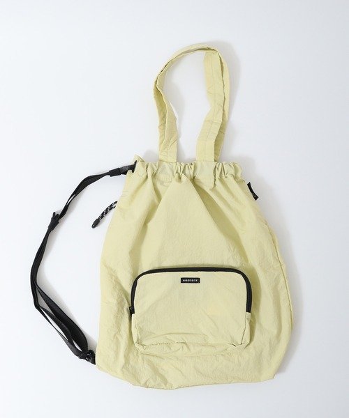 ROOTOTE（ルートート）の「ROOTOTE　パッカブル3WAYトート＆ショルダー＆バックパック（トートバッグ・レディース・コーラル/グレー/グリーン/ブラック/クリーム・FREE）」の8枚目の写真