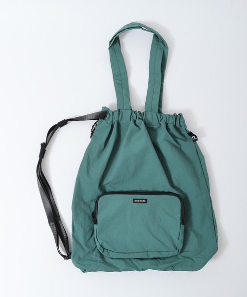 ROOTOTE（ルートート）の「ROOTOTE　パッカブル3WAYトート＆ショルダー＆バックパック（トートバッグ・レディース・コーラル/グレー/グリーン/ブラック/クリーム・FREE）」の10枚目の写真