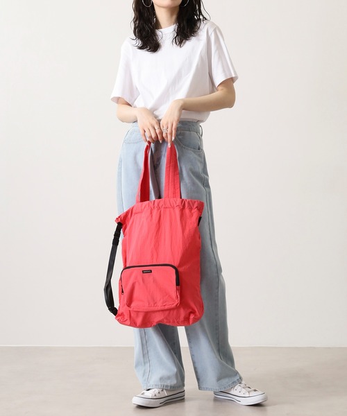 ROOTOTE（ルートート）の「ROOTOTE　パッカブル3WAYトート＆ショルダー＆バックパック（トートバッグ・レディース・コーラル/グレー/グリーン/ブラック/クリーム・FREE）」の22枚目の写真