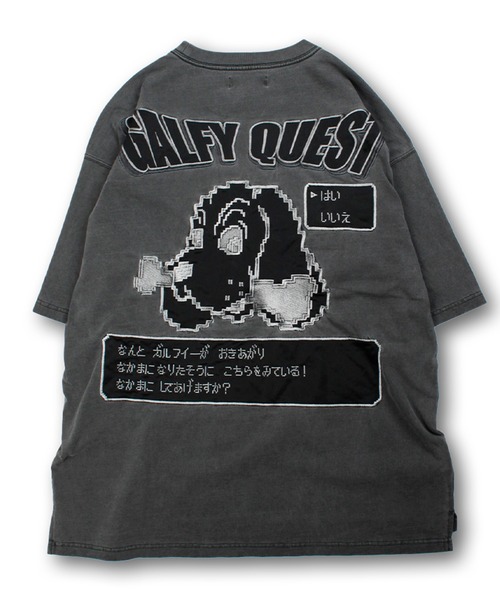 GALFY(ガルフィー)の「【GALFY/ガルフィー】ガルクエTee(Tシャツ/カットソー・メンズ・ホワイト/ライトブルー/スミクロ・L/XL)」の7枚目の写真