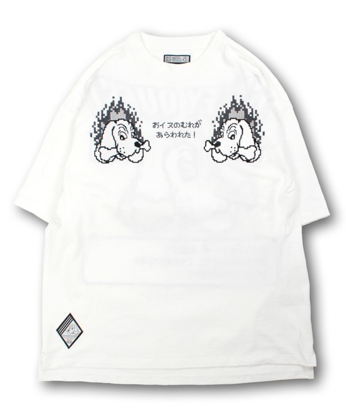 GALFY(ガルフィー)の「【GALFY/ガルフィー】ガルクエTee(Tシャツ/カットソー・メンズ・ホワイト/ライトブルー/スミクロ・L/XL)」の4枚目の写真